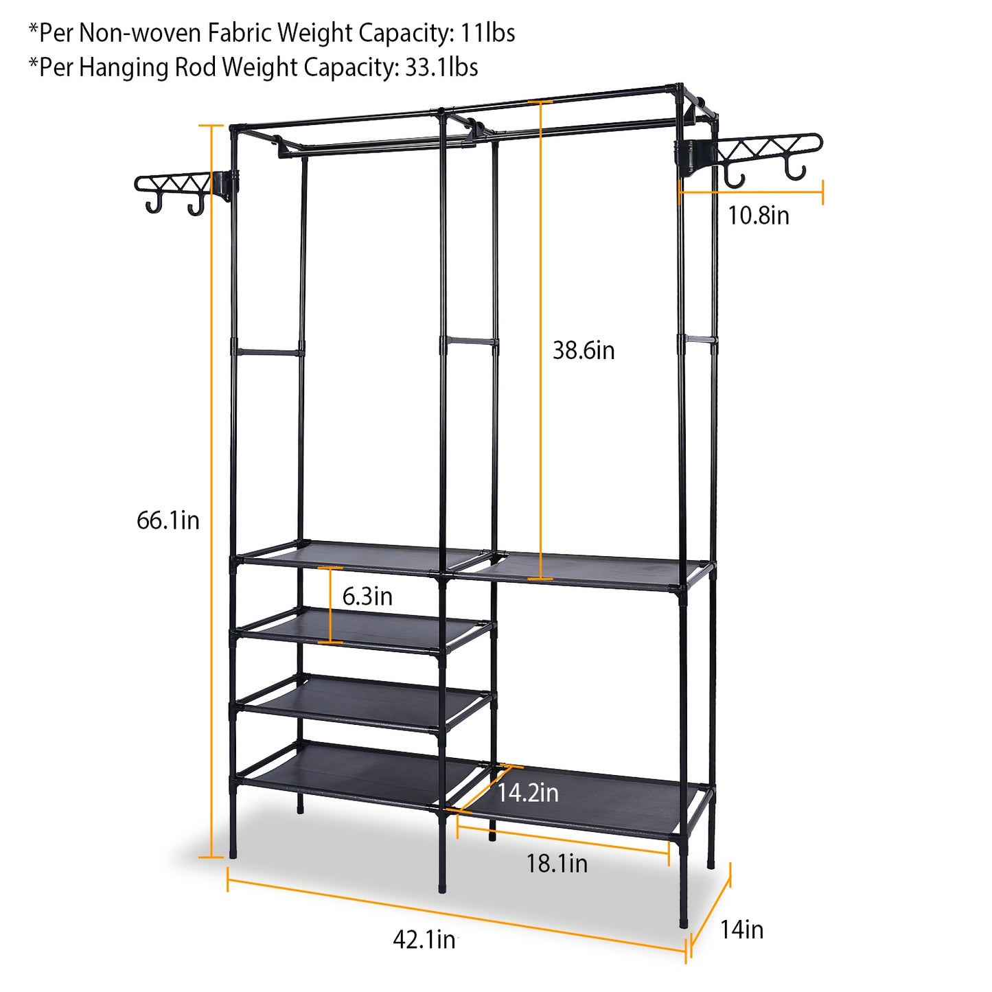 Freestanding Garment Rack