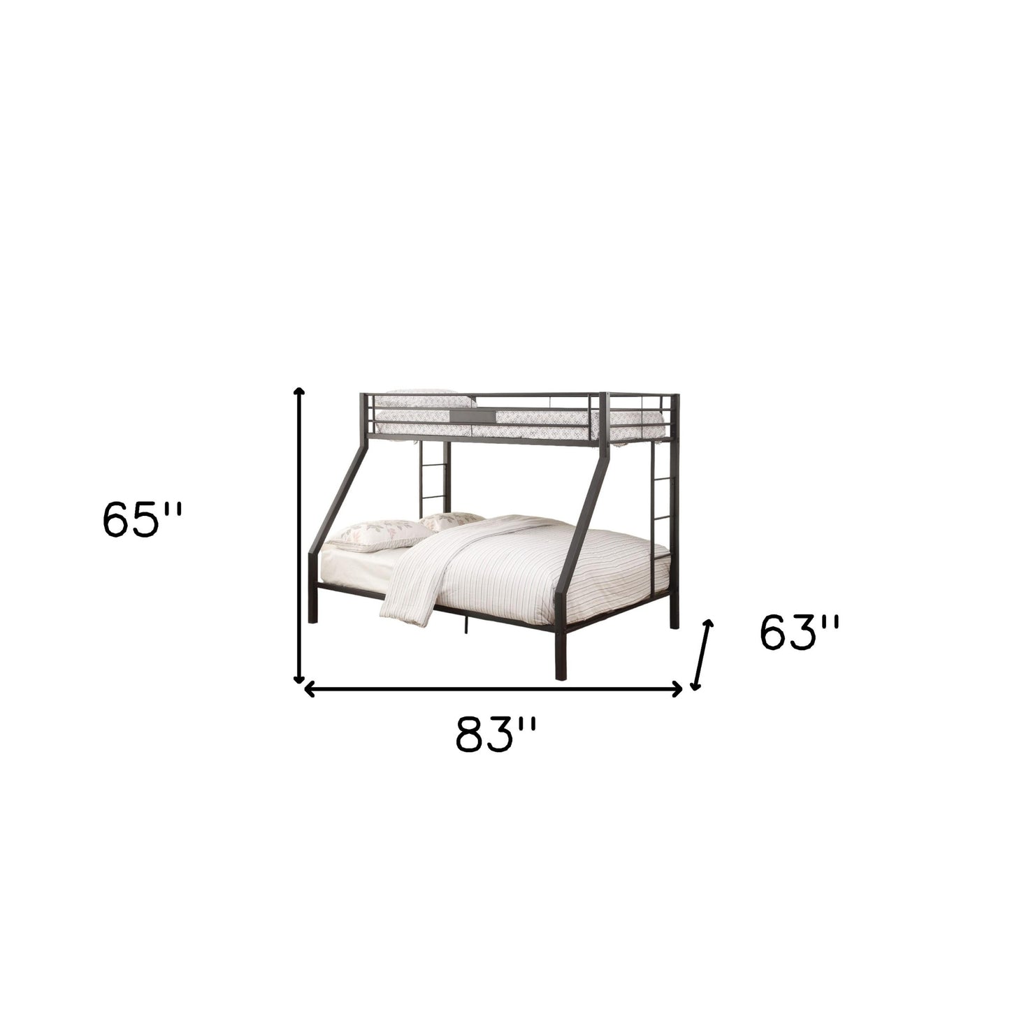Twin Over Queen Bunk Bed