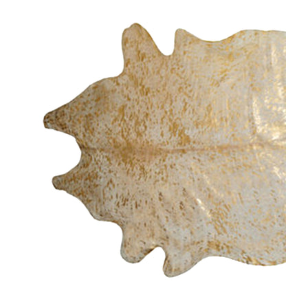 6' X 7' Natural Cowhide Cowhide Print Area Rug