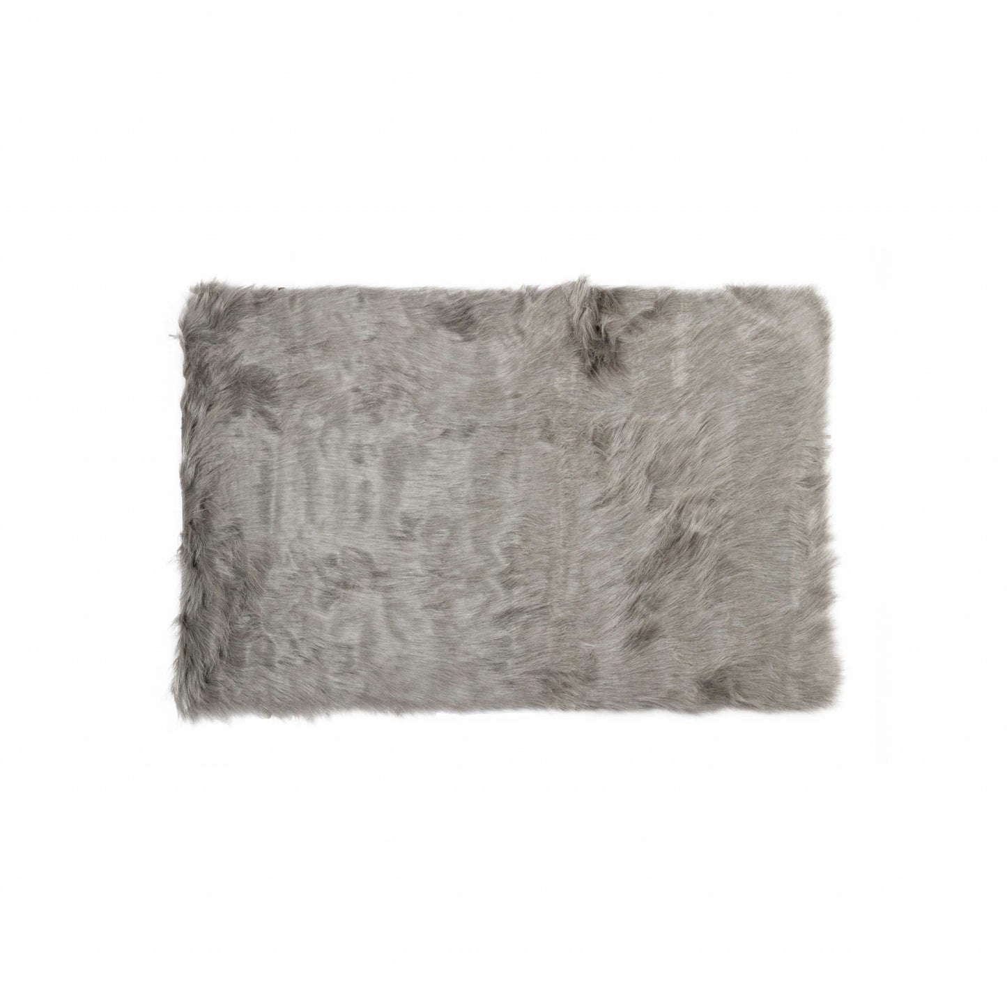 5' X 8' Gray Shag Area Rug