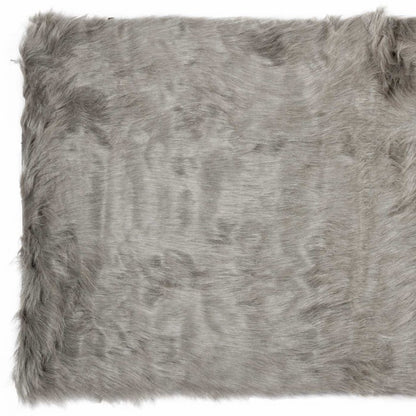 5' X 8' Gray Shag Area Rug