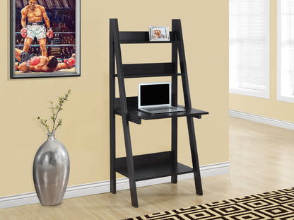25" Espresso Ladder Desk