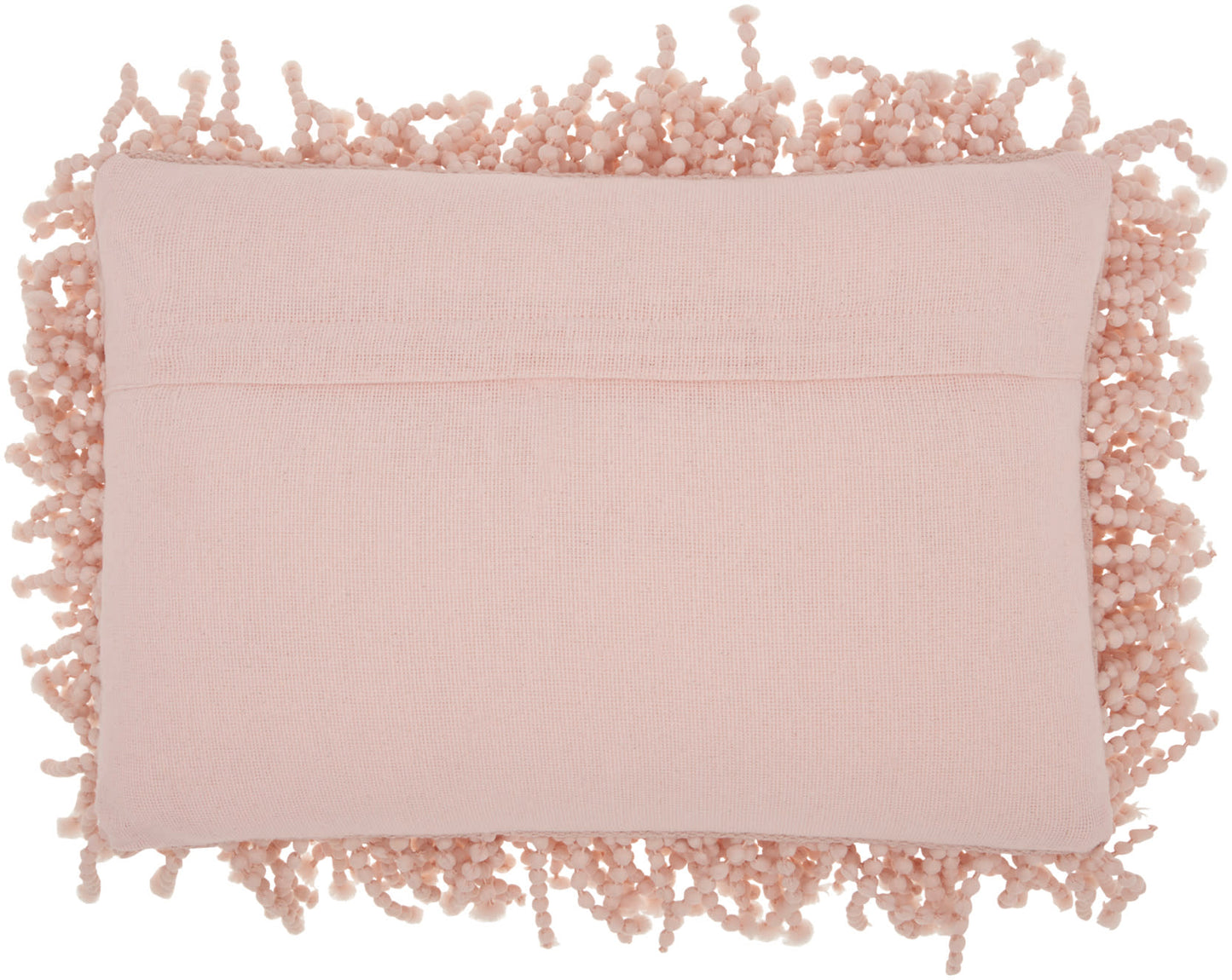 14" X 20" Pale Pink Lumbar Throw Pillow