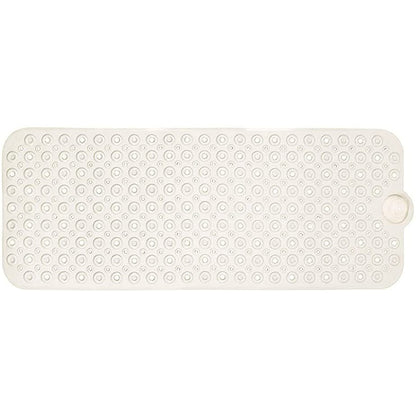 40" Beige Latex Bubbles Non Slip Shower Mat