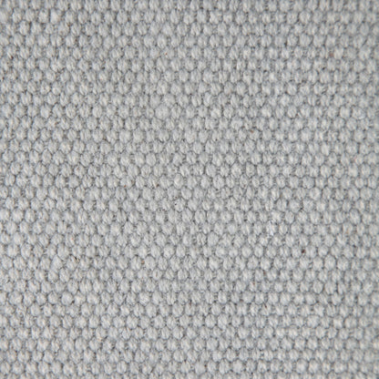 20" Gray Cotton Throw Pillow with Fringe