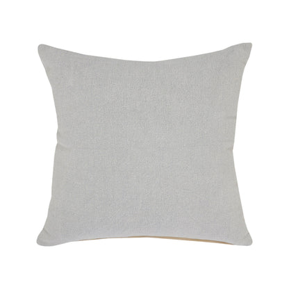 20" Gray Cotton Throw Pillow