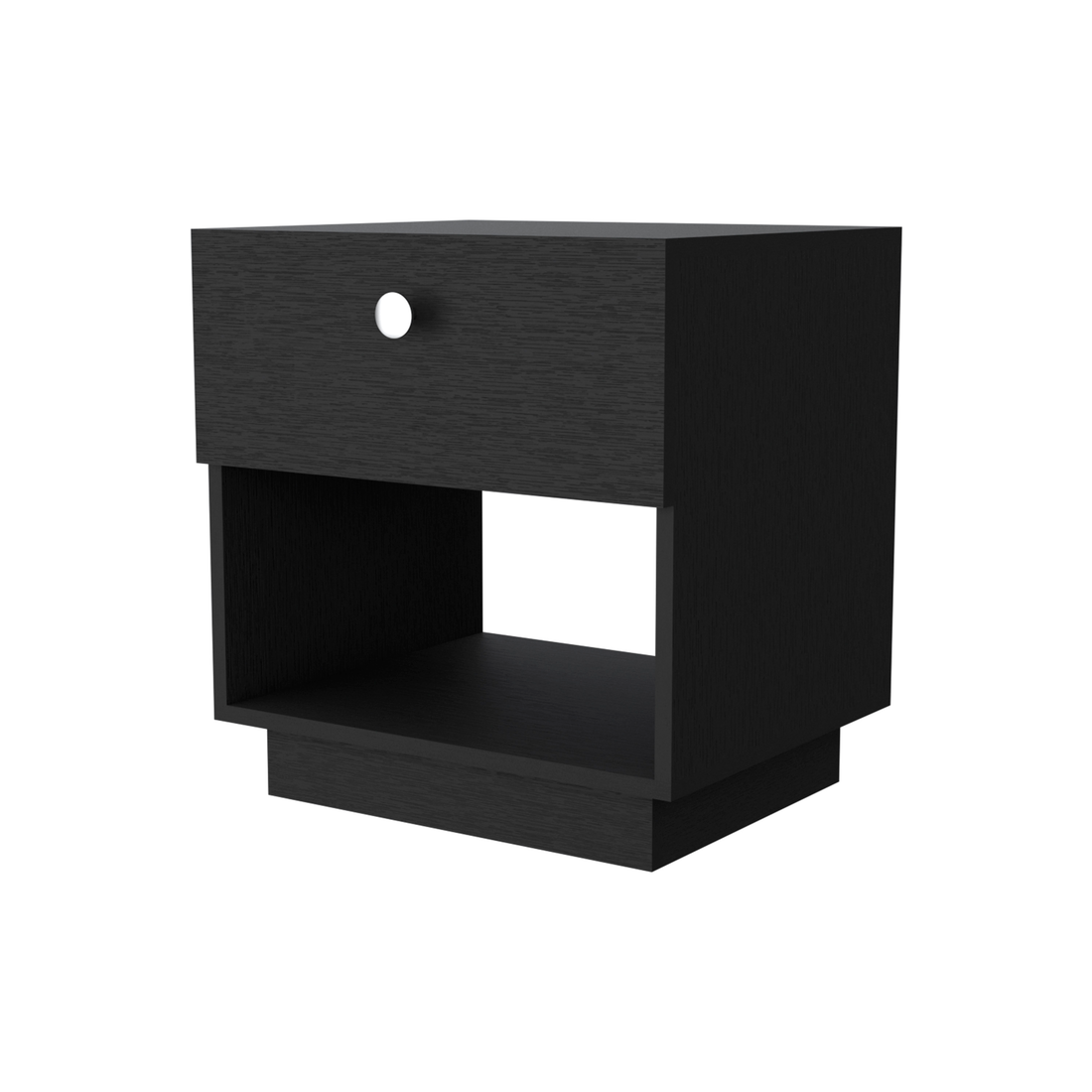 Two Piece Black Bedroom Set