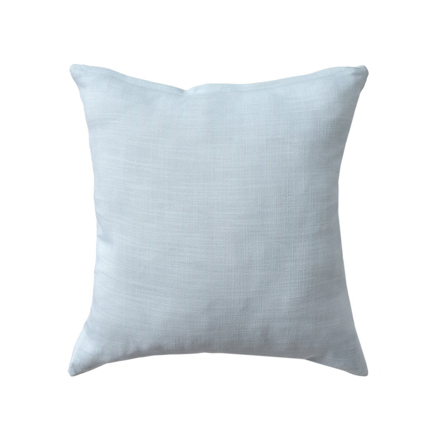 18" Blue And White Beach Floral Throw Pillow Cover