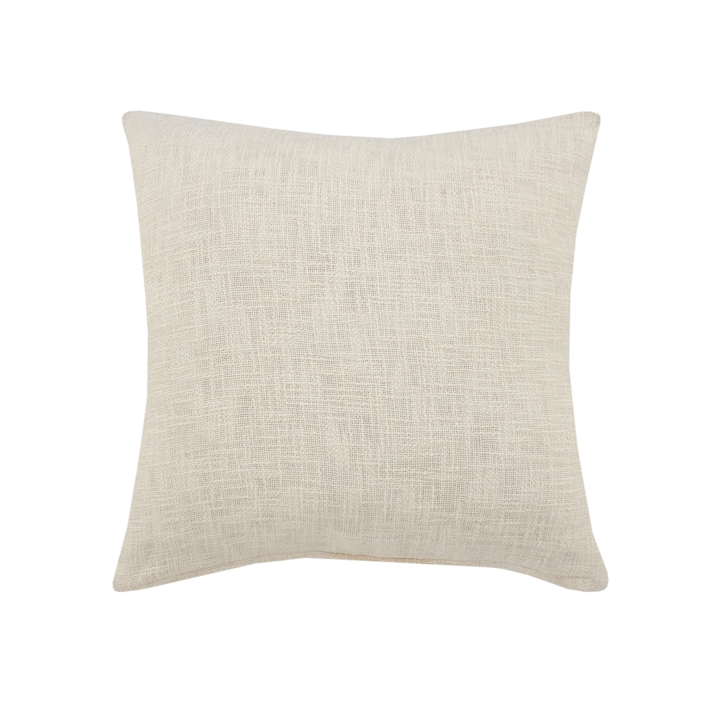 20" White And Blue Medallion Cotton Throw Pillow Cover