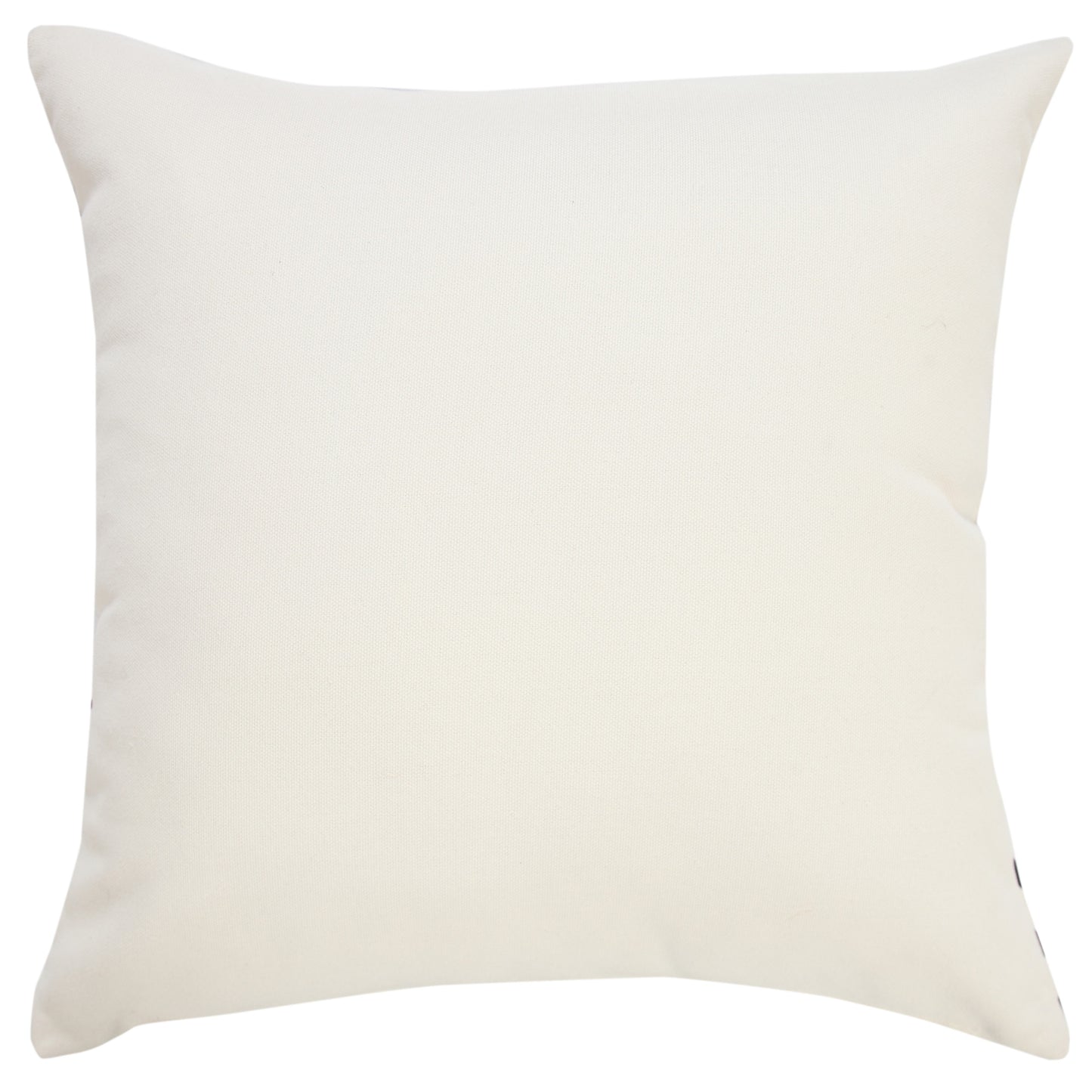 20" Black And White Geometric Recycled Poly Linen Throw Pillow Cover
