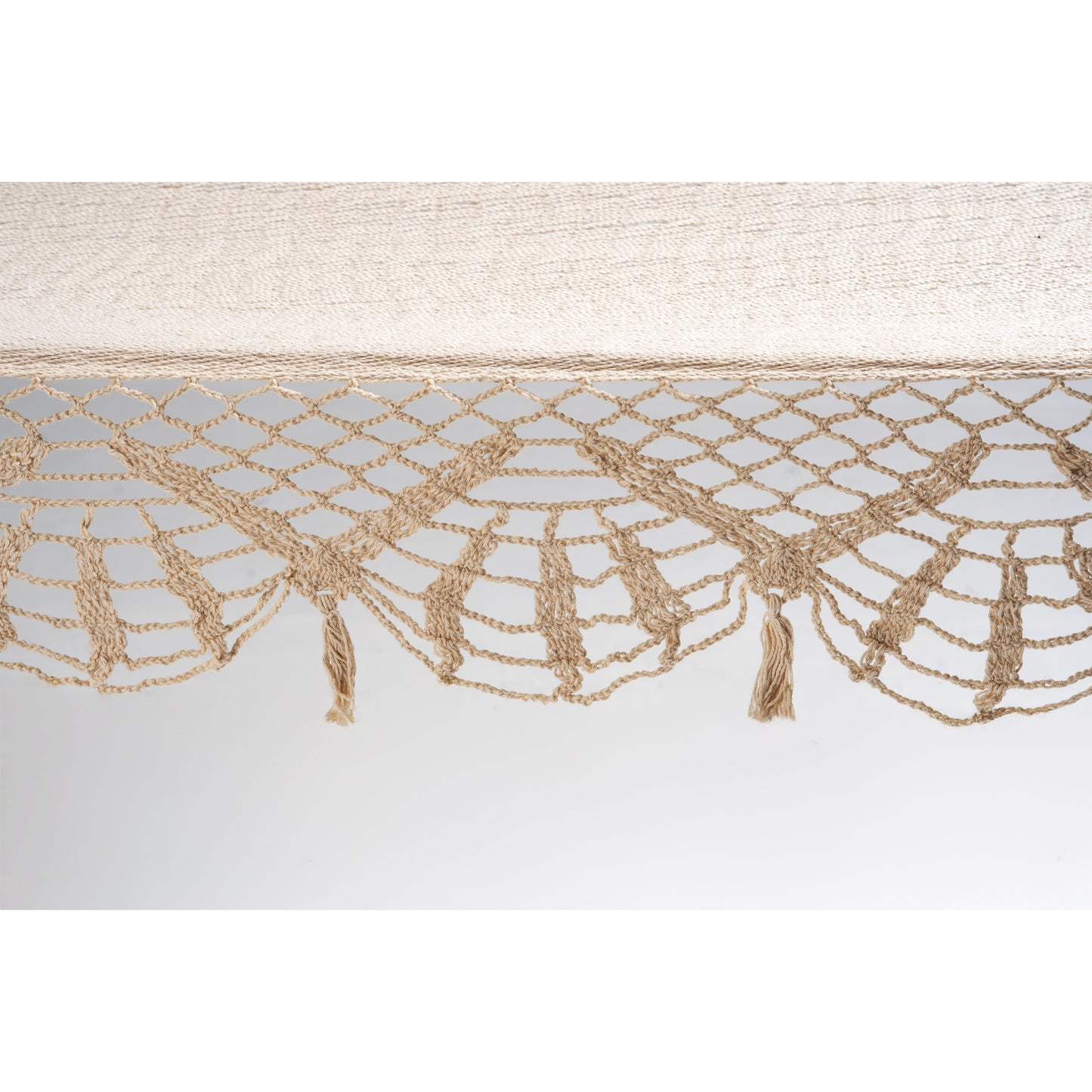 Off White Single Spreader Bar Hammock