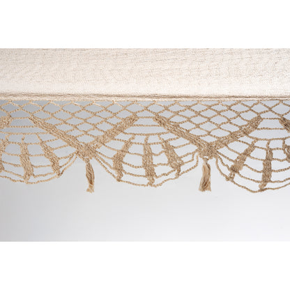 Off White Single Spreader Bar Hammock