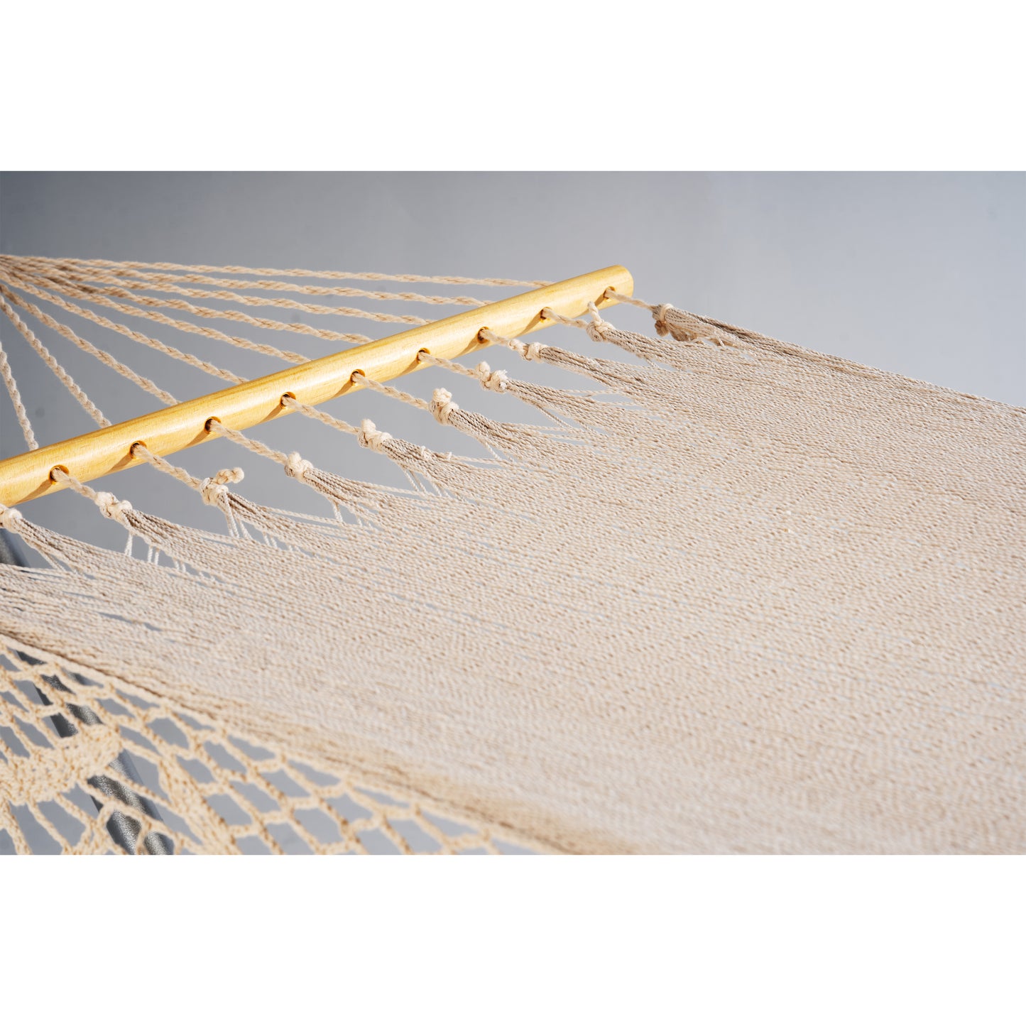 Off White Single Spreader Bar Hammock