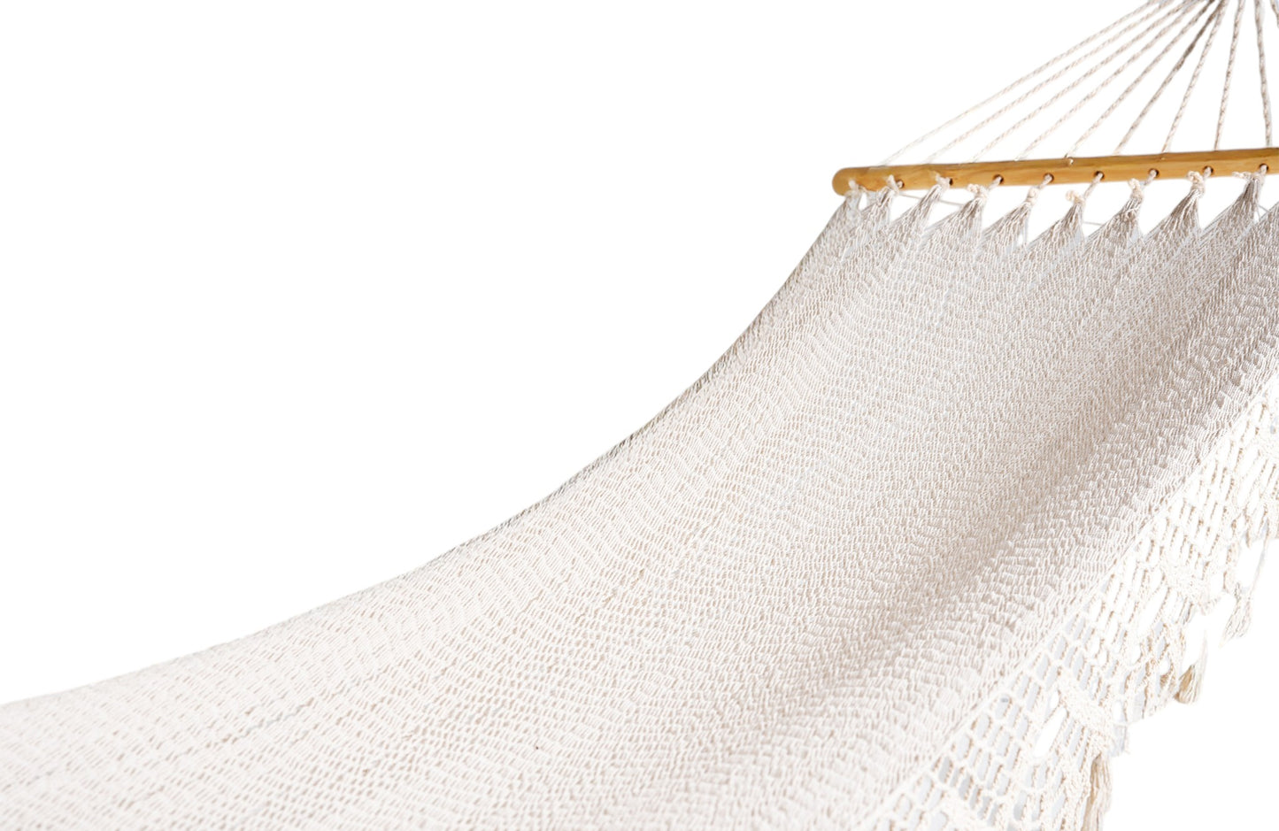 Off White Single Spreader Bar Hammock