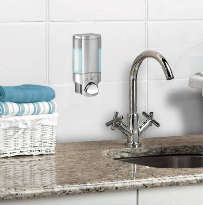 Gray Heavy Duty Plastic Wall Mount Soap Dispenser